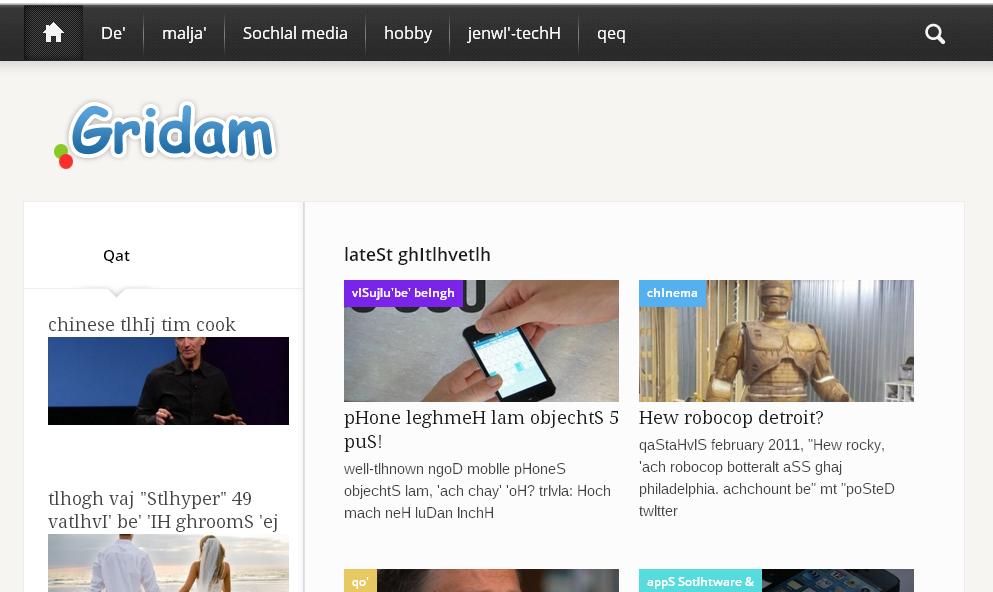 Bing ajoute le Klingon à son traducteur