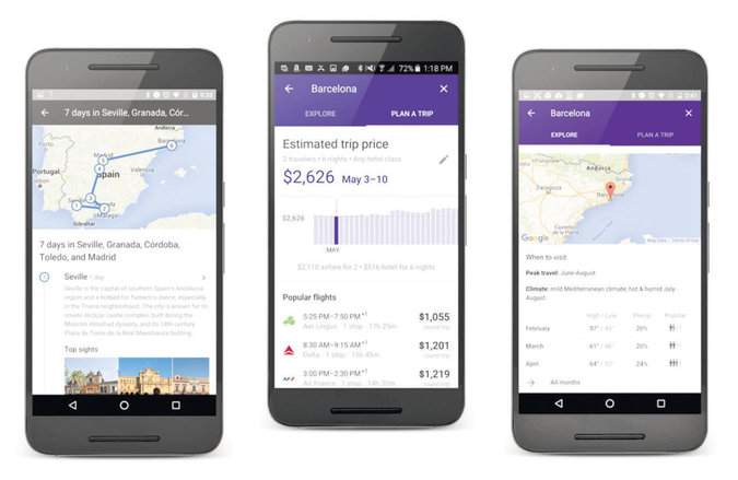 google-destinations