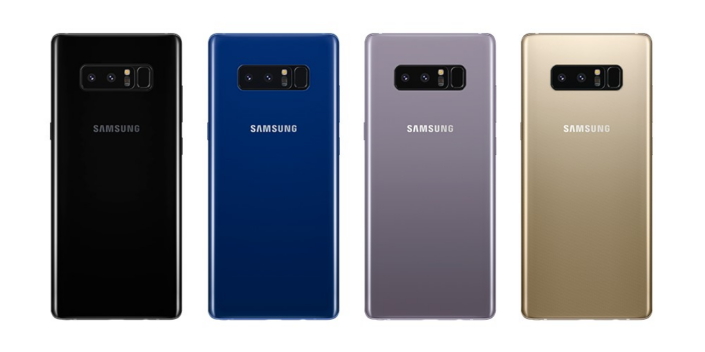 Galaxy Note 8-coloris