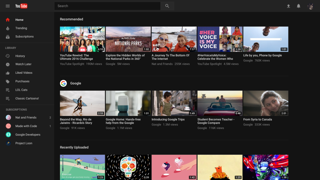 new-dark-theme-youtube
