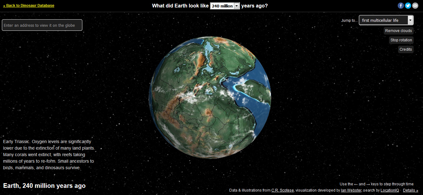 carte interactive monde