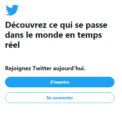 connexion compte Twitter