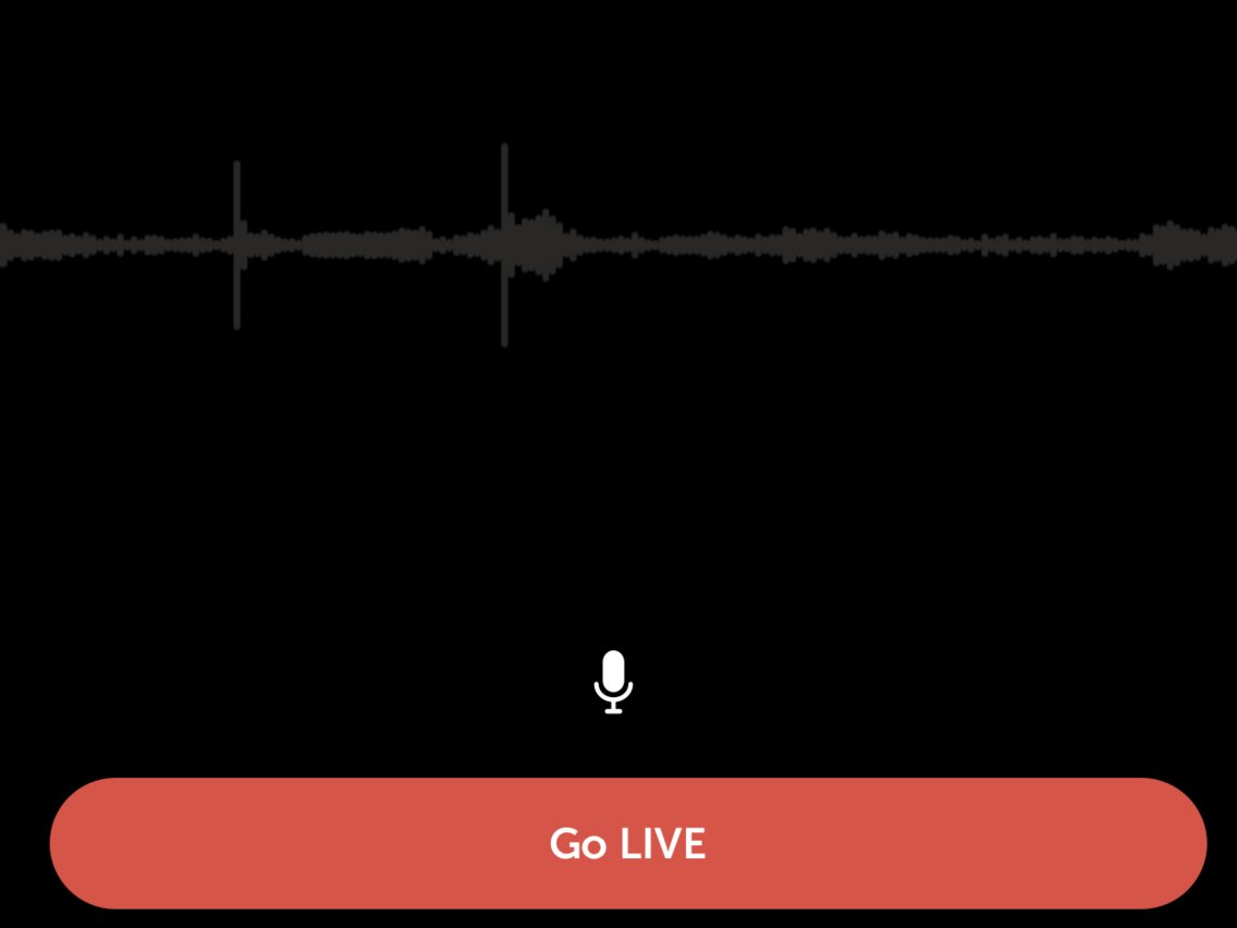 Twitter live audio