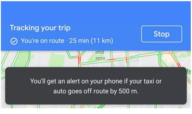 google maps taxi