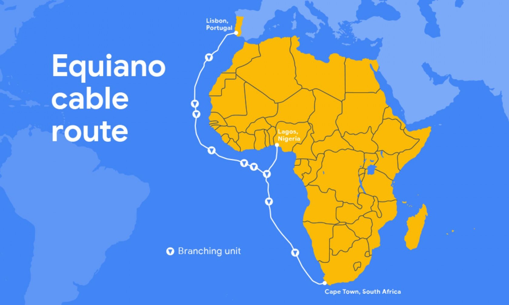 Equiano : Google Cloud déploie un câble sous-marin entre l’Europe et l’Afrique