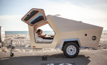 Polydrops invente une mini caravane futuriste
