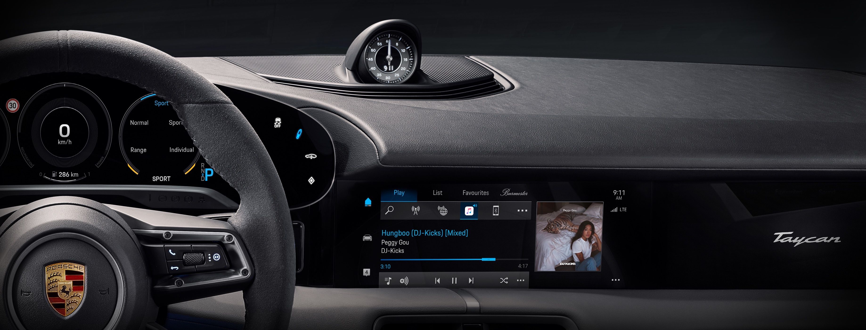 La Porsche Taycan sera la première voiture de la marque à intégrer une application Apple Music