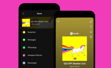 Spotify vous permet maintenant de partager de la musique directement sur Snapchat