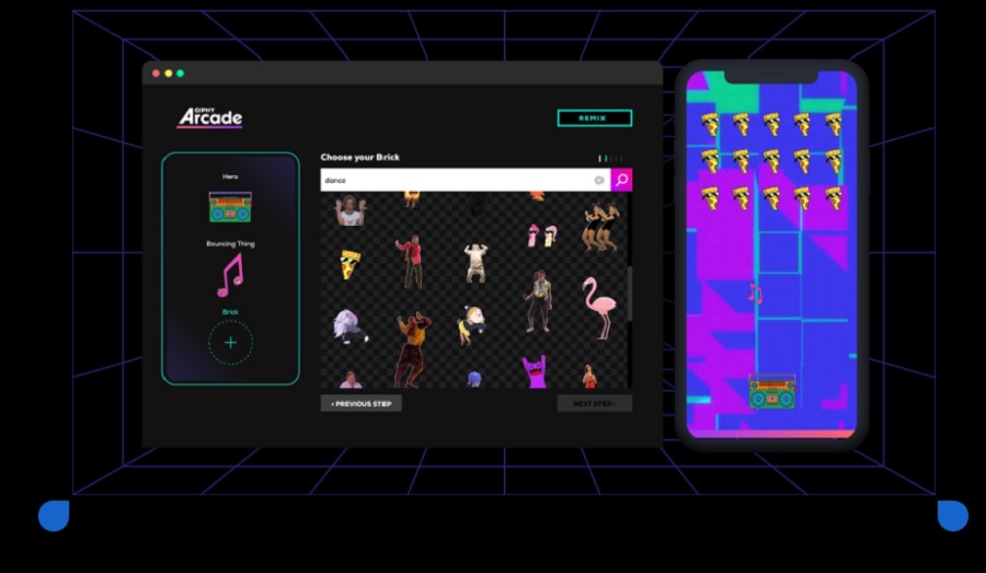 Giphy Arcade : jouez, créez et partagez des mini jeux