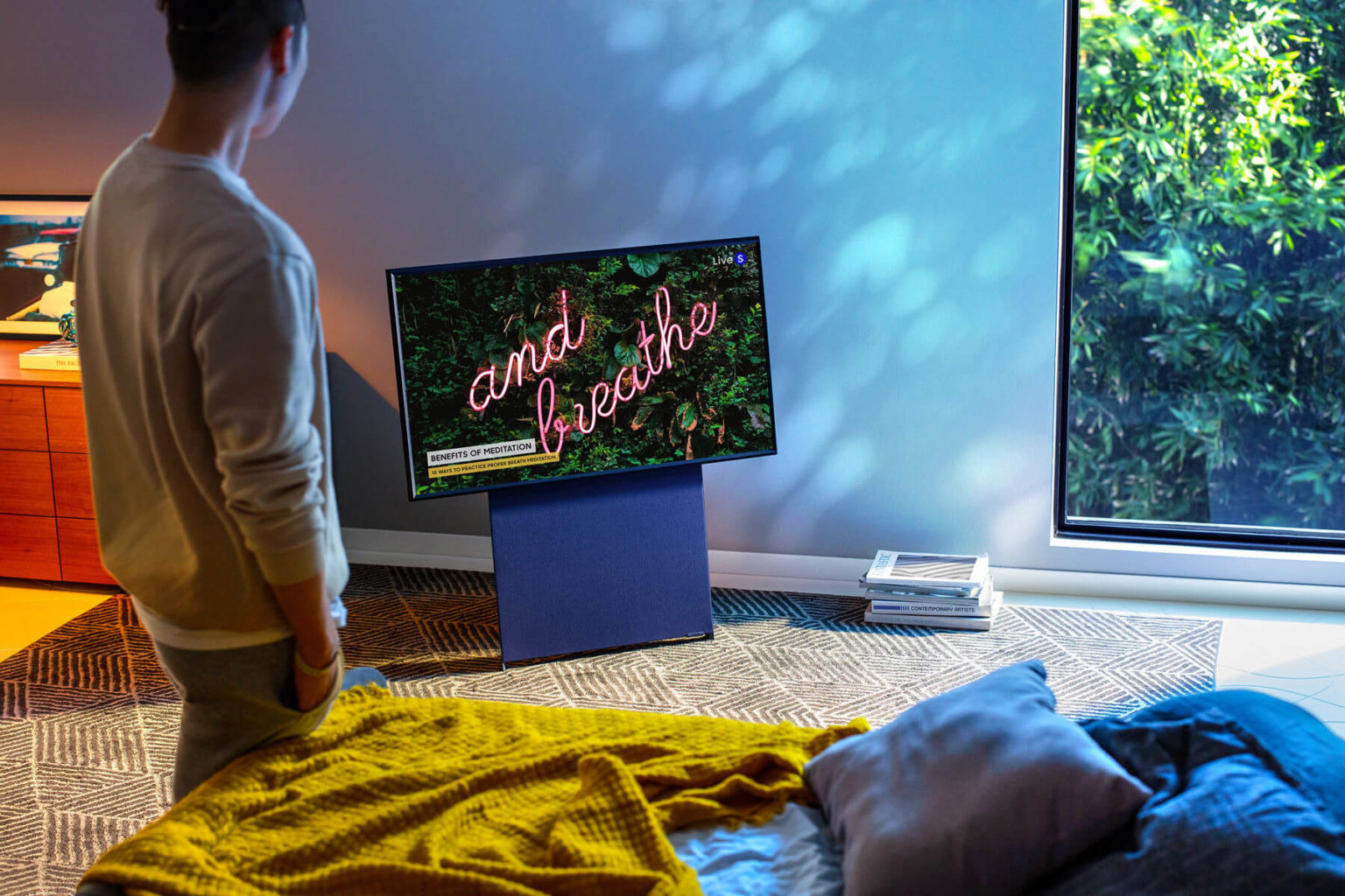 Comment Trouver Le Code Airplay D Apple Tv CES 2020 : Samsung dévoile la Sero TV, une nouvelle télé rotative