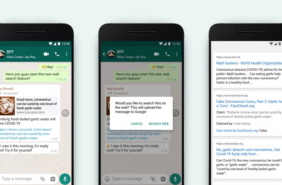 WhatsApp lance un nouvel outil pour lutter contre les fake news