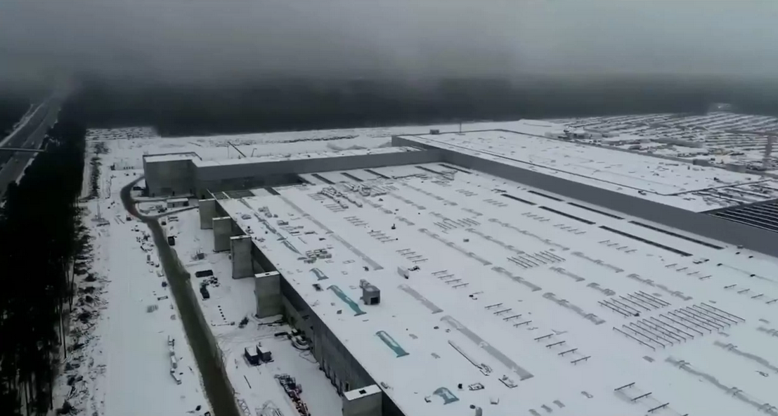 Des images de drone de la Gigafactory de Berlin publiées par Elon Musk