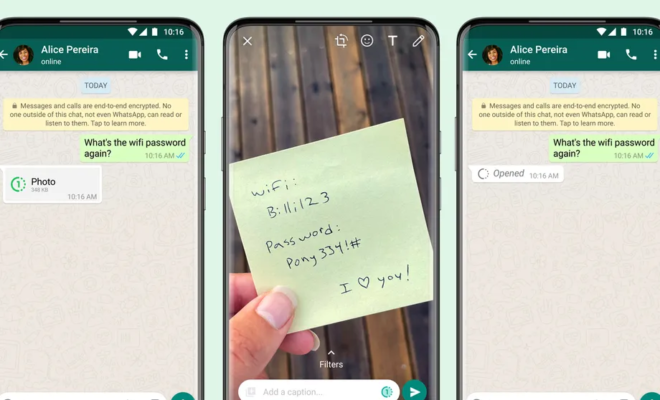 WhatsApp s'équipe d'une fonctionnalité permettant d'envoyer des photos et  des vidéos éphémères