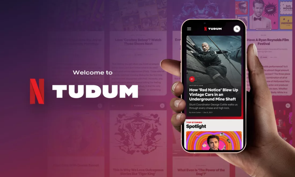 Netflix lance Tudum, un site sur les coulisses des séries et films du service de streaming.