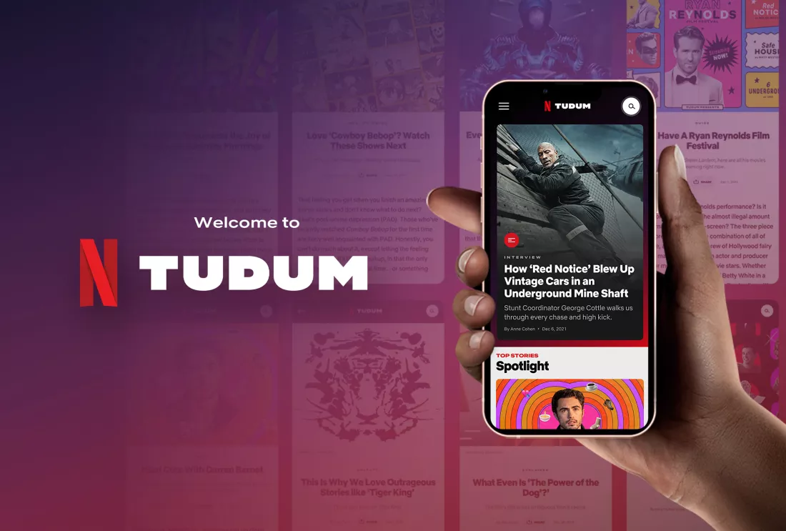 Netflix lance Tudum, un site sur les coulisses des séries et films du service de streaming.