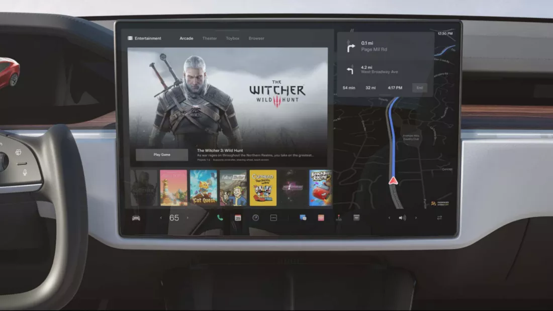 Elon Musk annonce que Tesla travaille à apporter des jeux Steam au sein de ses véhicules