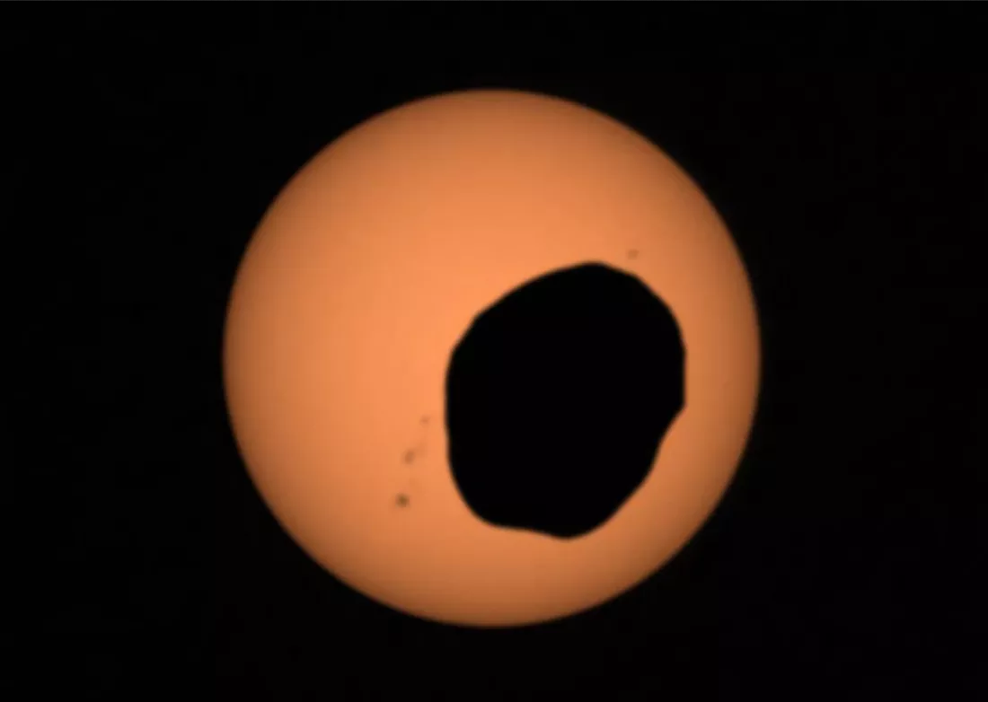 Mars : le rover Perseverance de la NASA capture une vidéo d'une éclipse solaire