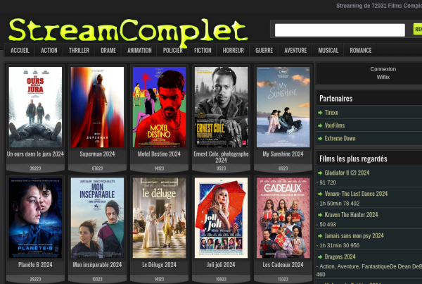 Streamcomplet : adresse du site